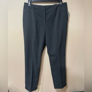 Worthington Charcoal Straight Leg Pants